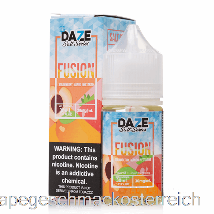 Geeiste Erdbeer-Mango-Nektarine – 7 Daze Fusion Salt – 30 Ml 50 Mg Vape-Geschmack